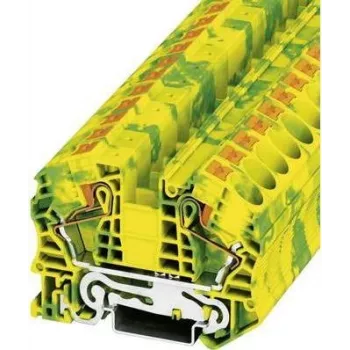 Phoenix Contact Push-In Protective Earth Terminal PT-PE PT 16 N-PE Green-Yellow Contents: 1 pc(s) (3212147)