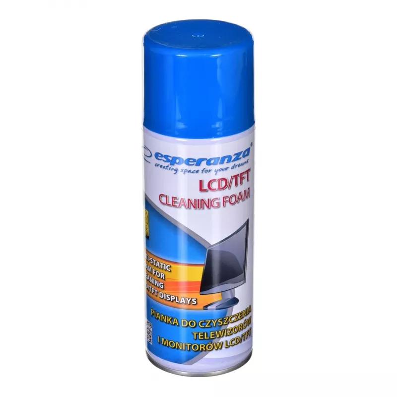 Equipment cleansing foam ESPERANZA ES119 — 400 ml for LCD/TFT/Plasma screens, multicolour