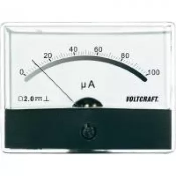 Voltcraft AM-86X65/100µA installation-Measuring Instrument AM-86X65/100µA/DC 100 µA moving-coil meter (AM-86X65/100&micro,A)