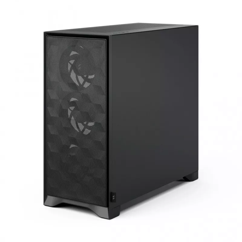 PC case Fractal Design Pop 2 Air Black TG Midi Tower — ATX, 3x 120 mm front fans, supports 2.5 inch & 3.5 inch drives