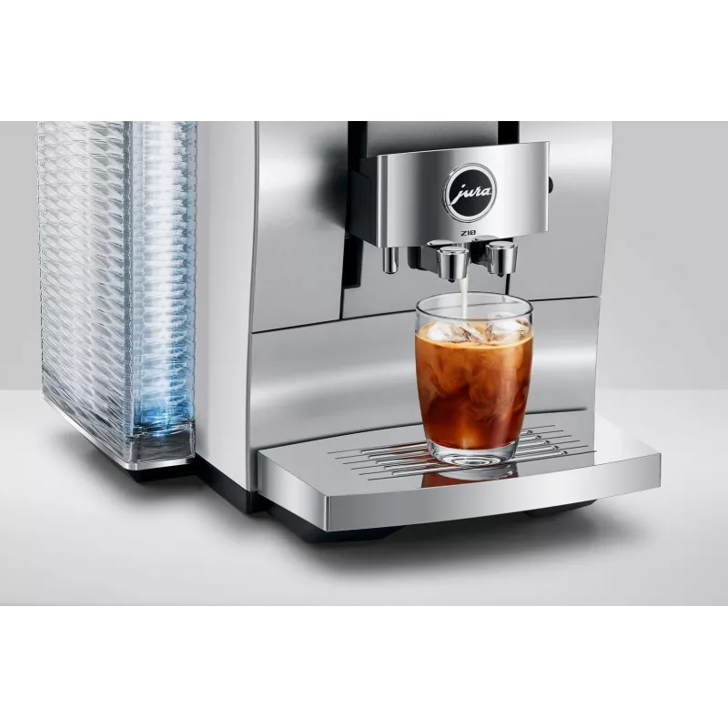 Fully‑automatic espresso machine JURA Z10 (EB) — 2.4 L water tank, built‑in grinder, 1450 W, aluminium/white