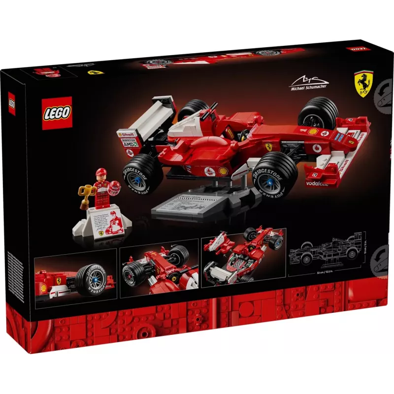 LEGO ICONS 11375 Ferrari F2004 & Michael Schumacher