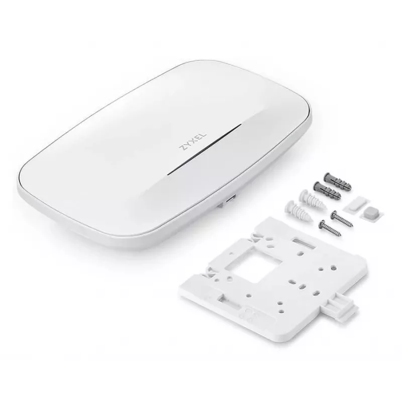 Wireless access point Zyxel NWA210AXV2-EU0101F — Dual‑band 2.4/5 GHz, 2975 Mbps, 2× RJ‑45, PoE, white