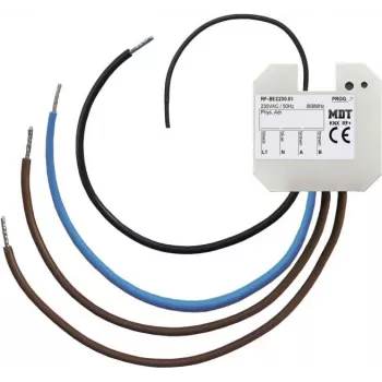 MDT RF-BE2230.01 KNX RF+ pushbutton interface 2-way UP 230VAC (RF-BE2230.01)