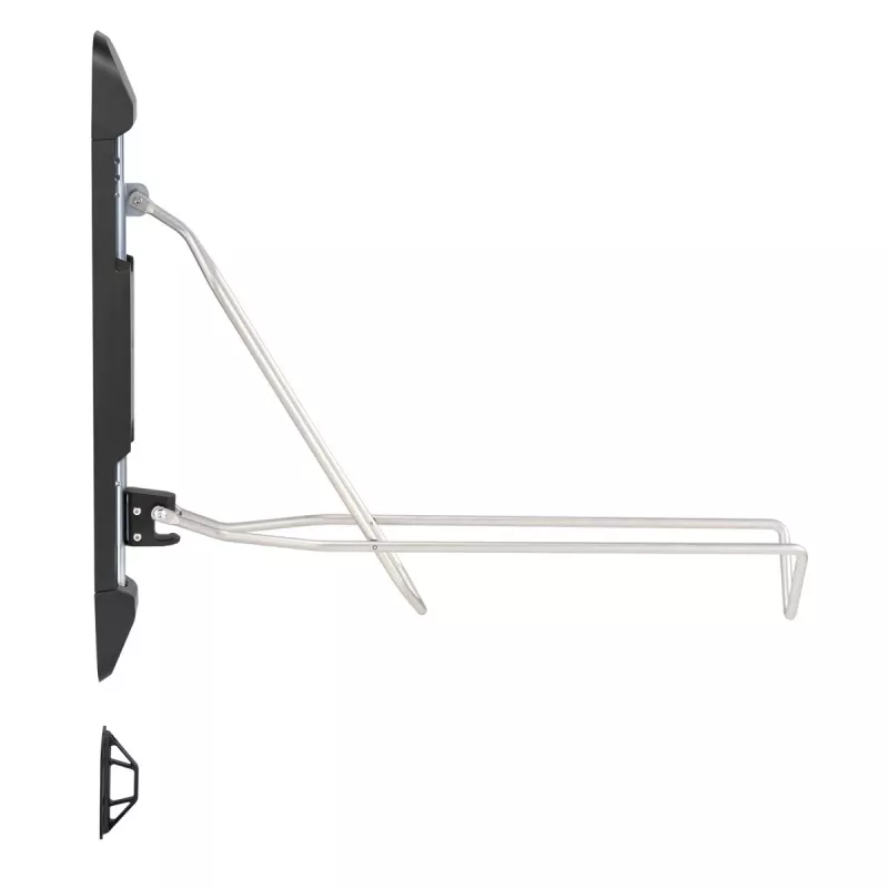 Wall-mounted bicycle rack MACLEAN MC-471 — holds up to 35 kg, single bike storage