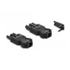 DeLOCK Installation Connector 3-pole screw terminal black 1 set
