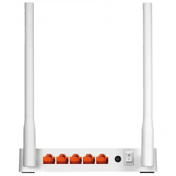 Tabletop router TOTOLINK N300RT — Single-band 2.4 GHz Wi‑Fi 4, 300 Mbps, 5x RJ-45 Fast Ethernet ports, 2 external 5 dBi antennas