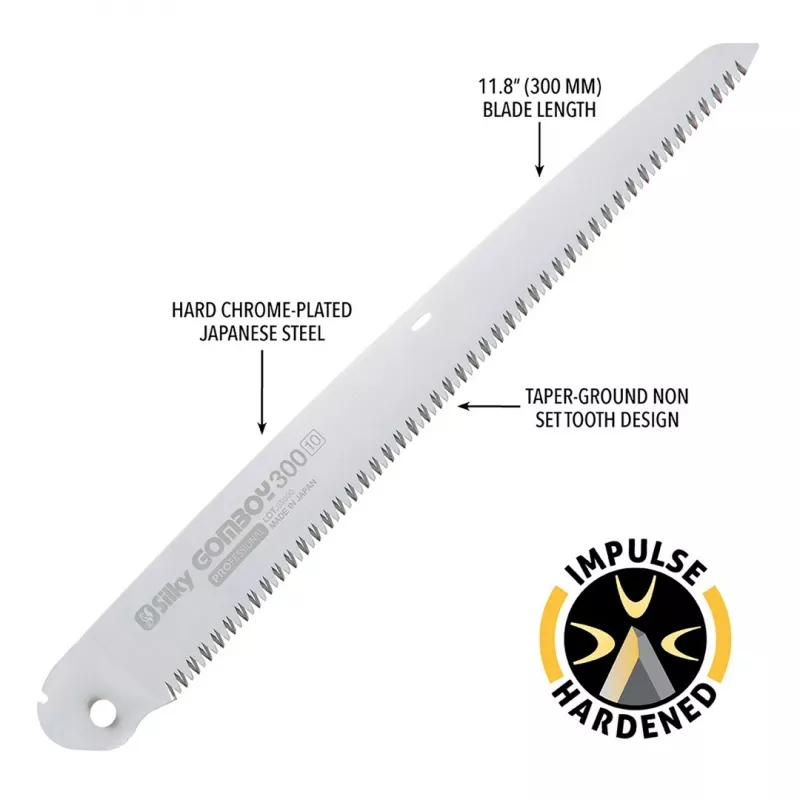 Pruning saw Silky Gomboy 30 cm Black Grey