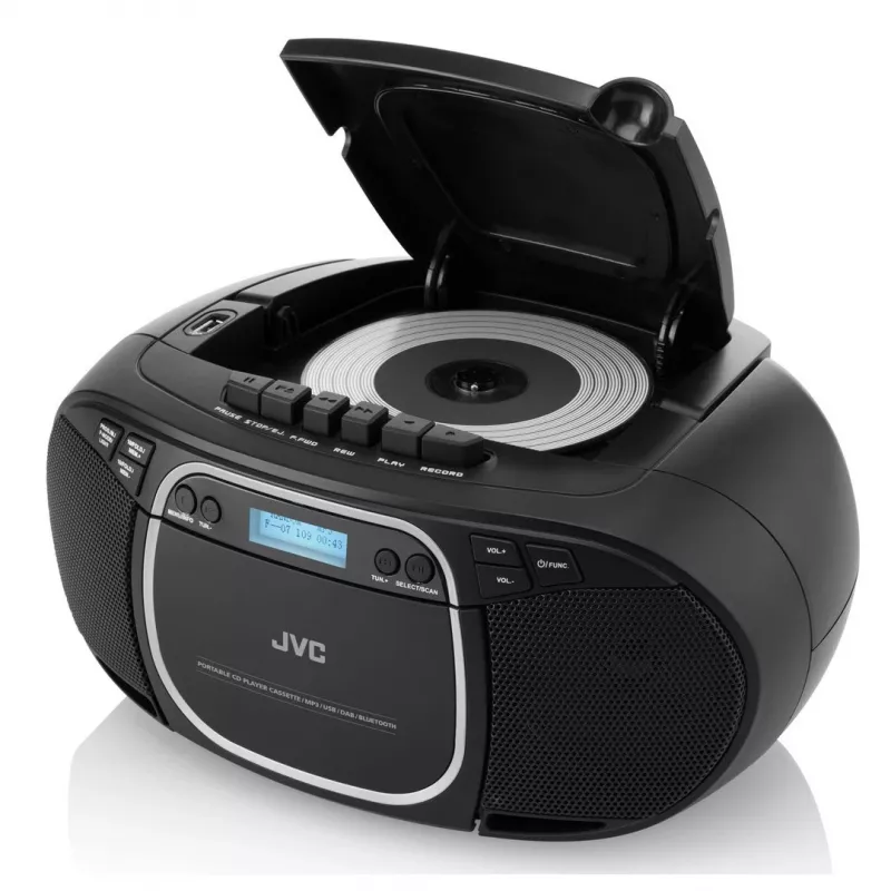 JVC RC-E561B-DAB CD player Black Portable CD player