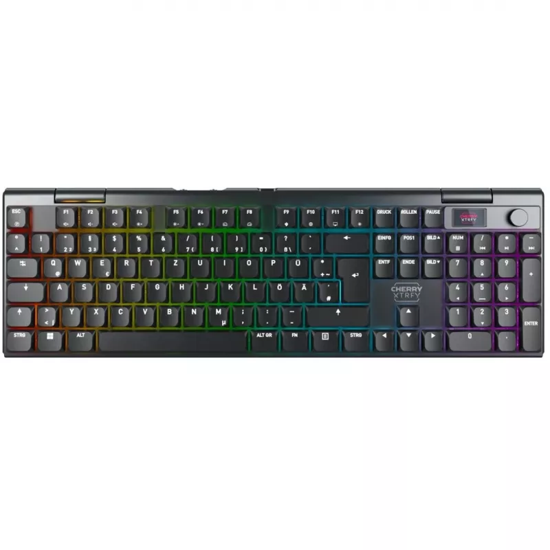 Gaming Keyboard CHERRY XTRFY MX 10.1 Wireless USB RF Bluetooth QWERTZ Black