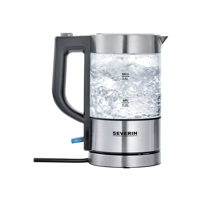 Severin WK 3472 Electric Kettle 0.5 L Silver 1100 W (WK3472)