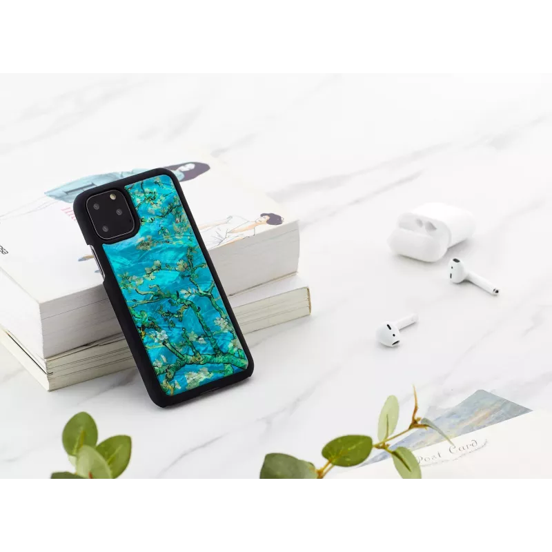 Smartphone case iKins for iPhone 11 Pro — almond blossom black, protective cover