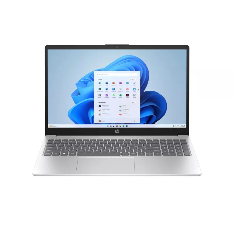 Laptop HP 15-fc0041ny — Ryzen 5 5625U, 15.6 inch FHD, 16GB DDR4, 256GB SSD, Vega 7, Windows 11, Natural Silver