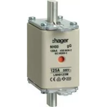 Hager LNH0125M. Width: 21 mm, Depth: 79 mm, Height: 58,5 mm (LNH0125M)
