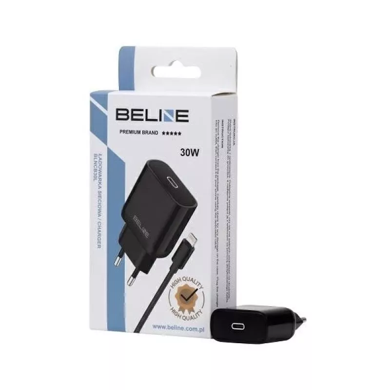 Charger 30W USB-C to Lightning Beline Beli02174 with black cable
