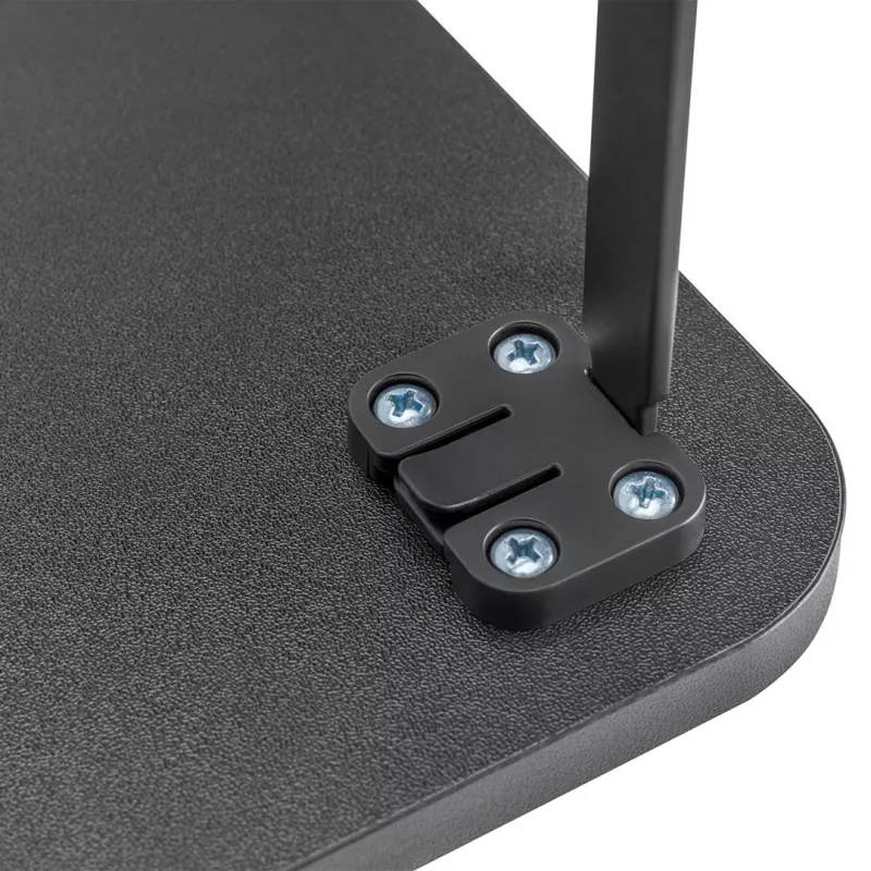 Laptop stand MACLEAN MC-933 adjustable height aluminum, freestanding, for 13 inch–32 inch, max load 20 kg, black