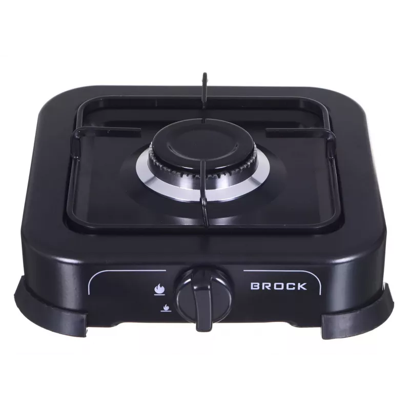 Gas Cooker BROCK GS 2001 BK, Single-burner, Manual Control
