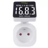 Energy wattmeter GreenBlue GB620E for mains 220V, max 16A, plug-in power/energy monitor