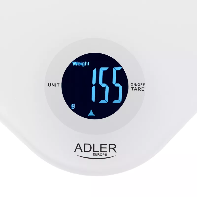 Kitchen scale Adler AD 3180 Graduation 1 g LCD White