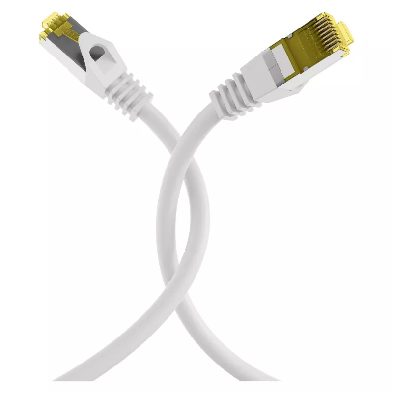 EFB-Elektronik RJ45 Patch Cable Cat.6A S/FTP LSZHCat.7 Raw Cable White 0,15m Manufacturer: EFB Elektronik (MK7001.0,15W)