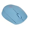 Wireless ambidextrous mouse NATEC STORK — Bluetooth + USB Type-A, 1600 DPI, 3 buttons, light blue