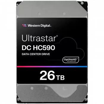 HDD Server WD/HGST ULTRASTAR DC HC590 (3.5’’, 26TB, 512MB, 7200RPM, SATA 6Gb/s, 512E SE NP3) SKU: 0F65672