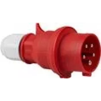 CEE connector AS Schwabe 61425 — 5-pin 400V, IP44, red