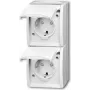 Busch Jaeger 20-02 EBW-54 Socket Outlet CEE 7/3 White (2084-0-0722)