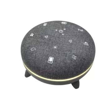 Portable speaker MANTA SPK03-GR Szumi-GO — green, Bluetooth, baby sleep sounds, timer, RGB backlight, 12.5×7.5×12.5 cm