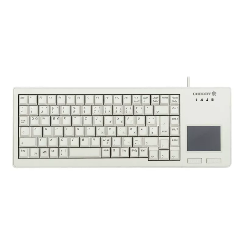 CHERRY XS Touchpad keyboard Universal USB QWERTZ German Grey