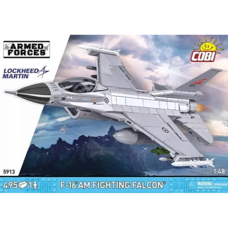 Cobi Building Set F-16AM Fighting Falcon, 495 pieces, scale model