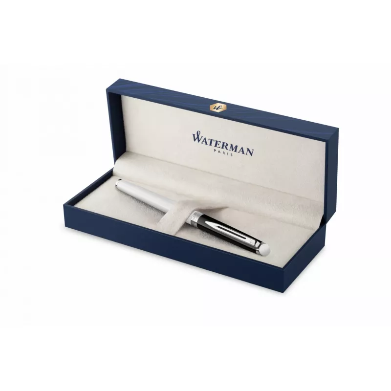 Fountain Pen Waterman Hémisphère Colour Blocking Black White Lacquer