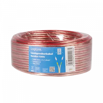 LogiLink CA1079 10m Transparent Audio-Cable (CA1079)