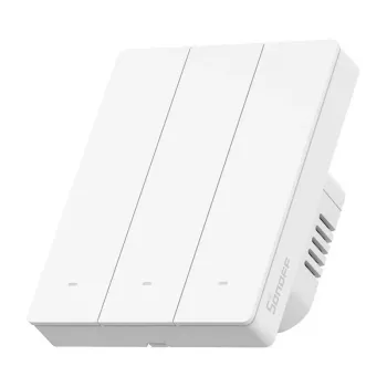 WiFi smart wall switch Sonoff M5-3C-80W 3-channel for frame