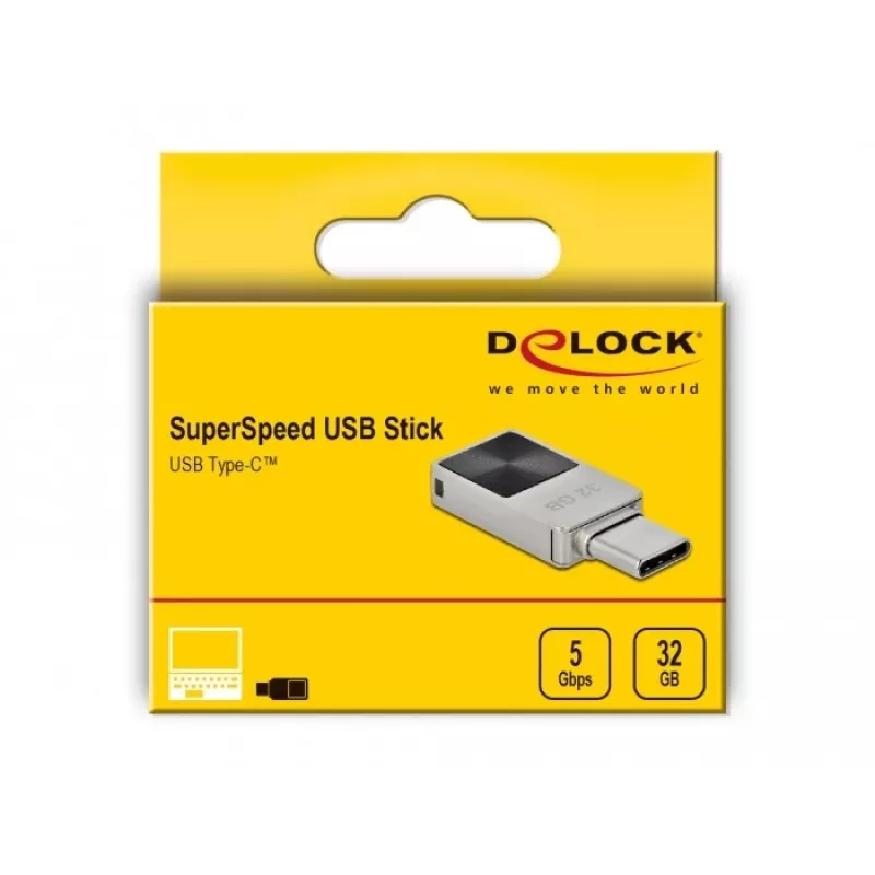 USB Flash Drive DeLOCK 32 GB USB-C Mini Memory Stick