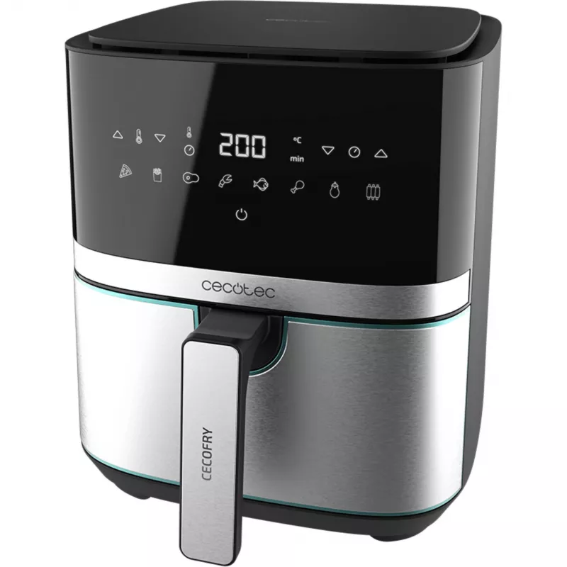 CECOTEC Cecofry Full Inox Pro 5500 Pro countertop fryer with accessories