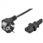 Power cable ShiverPeaks BASIC-S 3.0m Schuko Black — mains lead, 3.0 m length