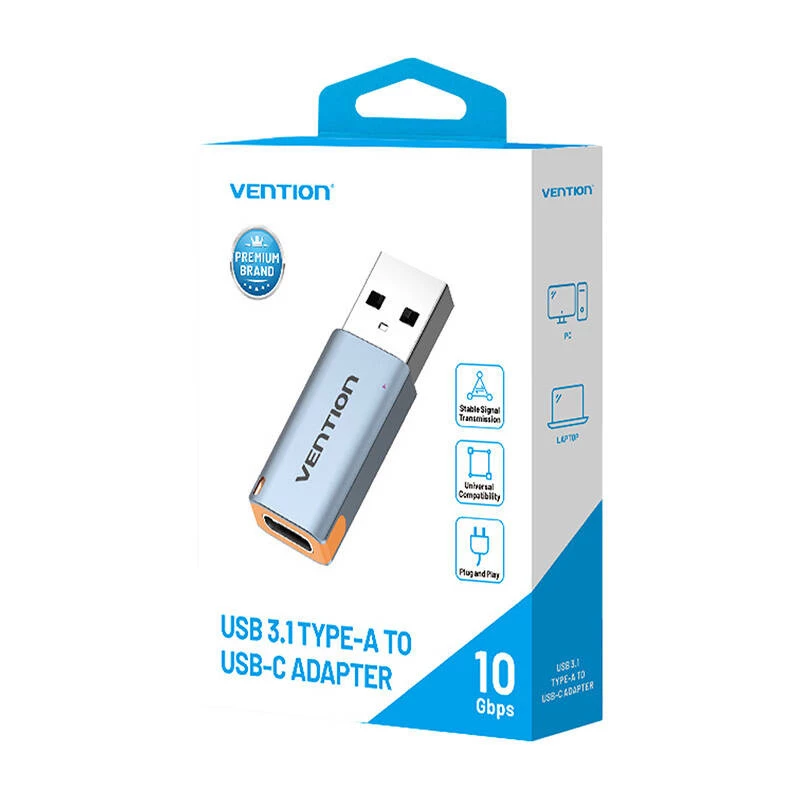 Vention USB 3.1 OTG adapter USB-C to USB-A lanyard