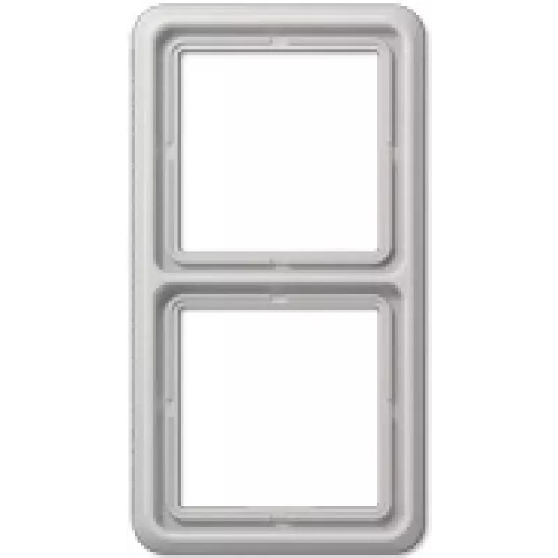 JUNG CD 582 LG - Grau - Duroplast - Schraubenlos - JUNG - 81 mm - 152 mm