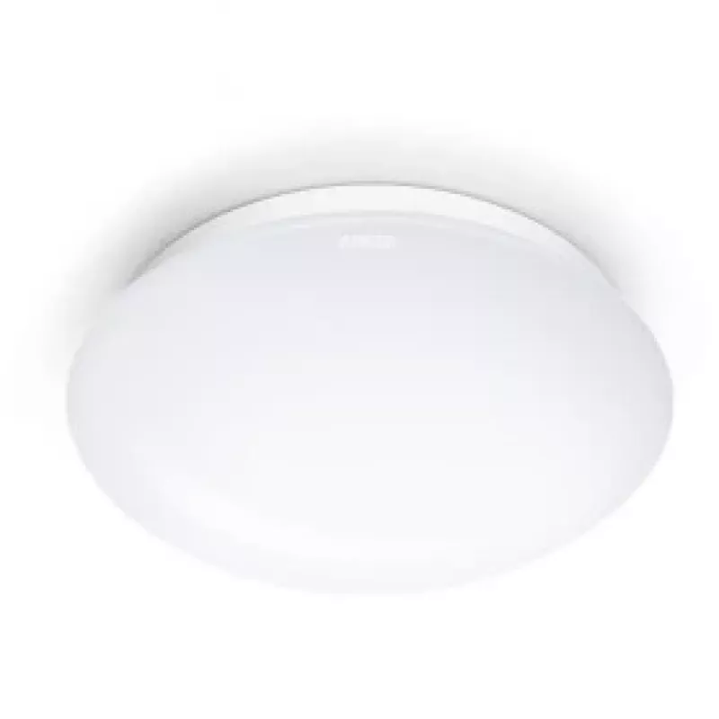 Ceiling light Steinel RS 16 L, E27 fitting, 100 W, white, round, Ø 27.5 cm, height 95 mm, motion sensor