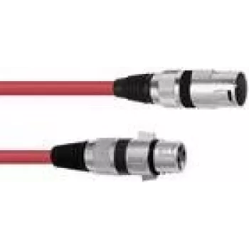 Audio Cable Omnitronic 30220903 3m XLR 3-pin Red