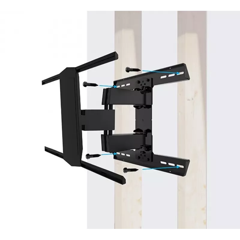 Wall mount B-TECH BT8227/B 600x400 for 75 inch TV, max load 50 kg