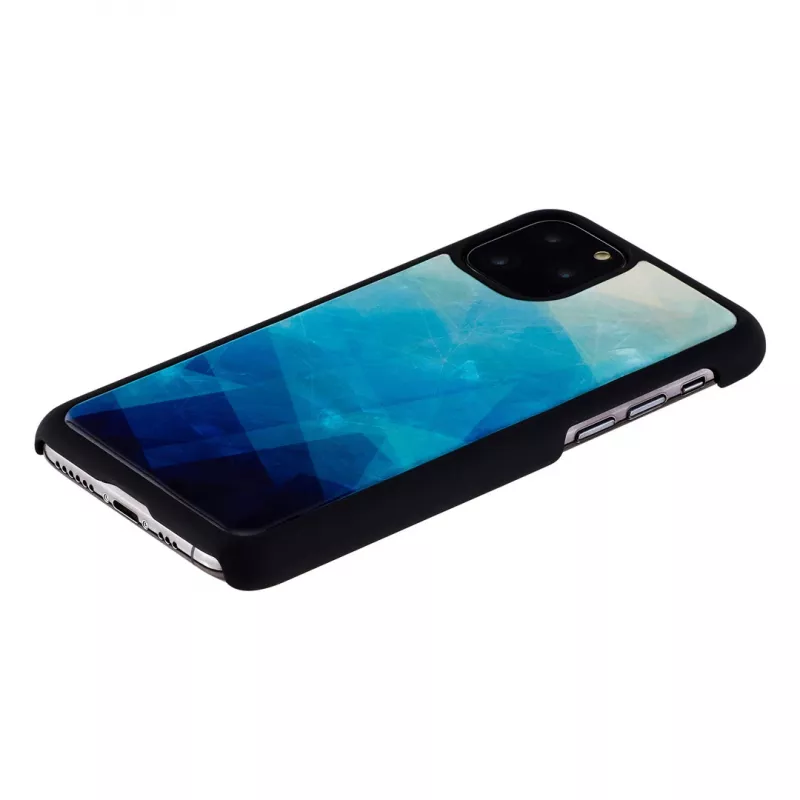 Protective smartphone case iKins for iPhone 11 Pro — blue lake and black color combination