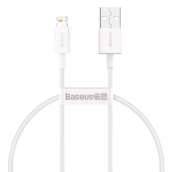 Baseus Superior Series Cable USB to Lightning, 2.4A, 0,25m (white)