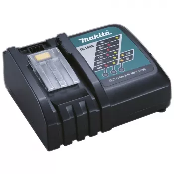 Makita DC18RC - Battery Charger - 1 x Battery Charging - for Makita DCS553, DGA514, DGA901, DHP453, DHP482, DHS630, DLW140, DLX3179, DML815, LXT DBN500 (DC18RC)
