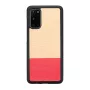 Smartphone case man and wood Galaxy S20 Miss Match Black — protective back cover for Samsung Galaxy S20
