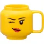 Ceramic Mug room copenhagen Winking Girl Small Yellow 40460803, 250–350 ml