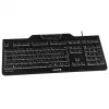 CHERRY KC 1000 SC keyboard Universal USB AZERTY Belgian Black