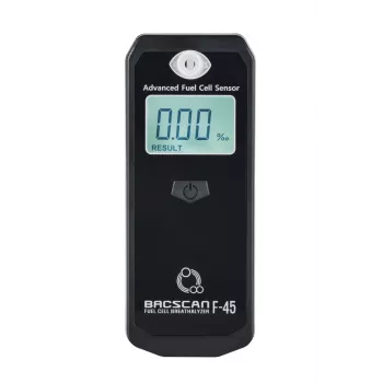 BACscan F-45 alcohol tester 0 - 4% Black