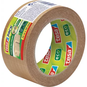 tesapack Adhesive Tape Paper ultra Strong 50mm, brown, thread-reinforced, 25m, 56000-00000-00 (56000-00000-00)